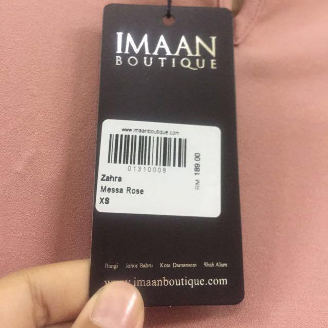 Reduced Imaan Boutique Zahra Jubah Women S Fashion Clothes On Carousell
