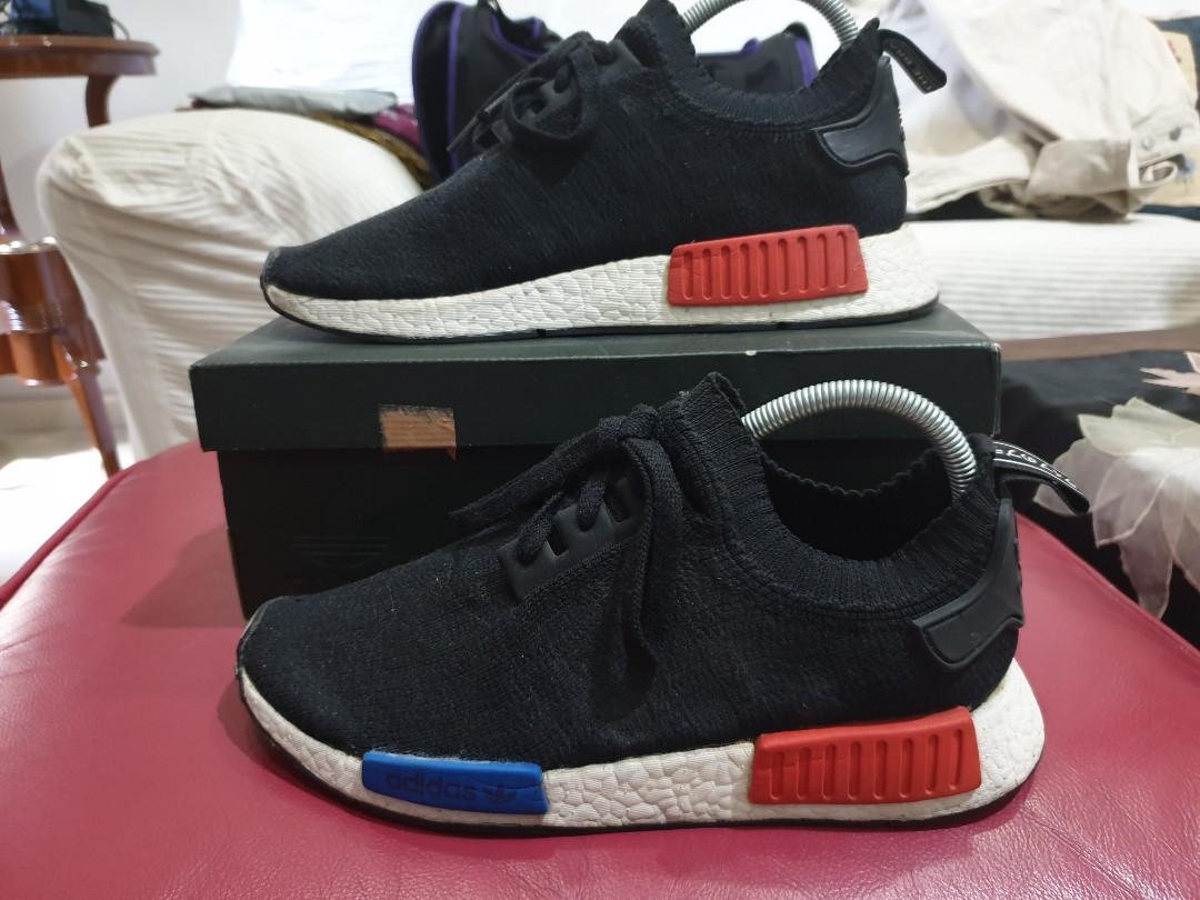 Adidas NMD R1 OG.original.jual murah.size 9 Fesyen Pria Sepatu Sneakers di Carousell