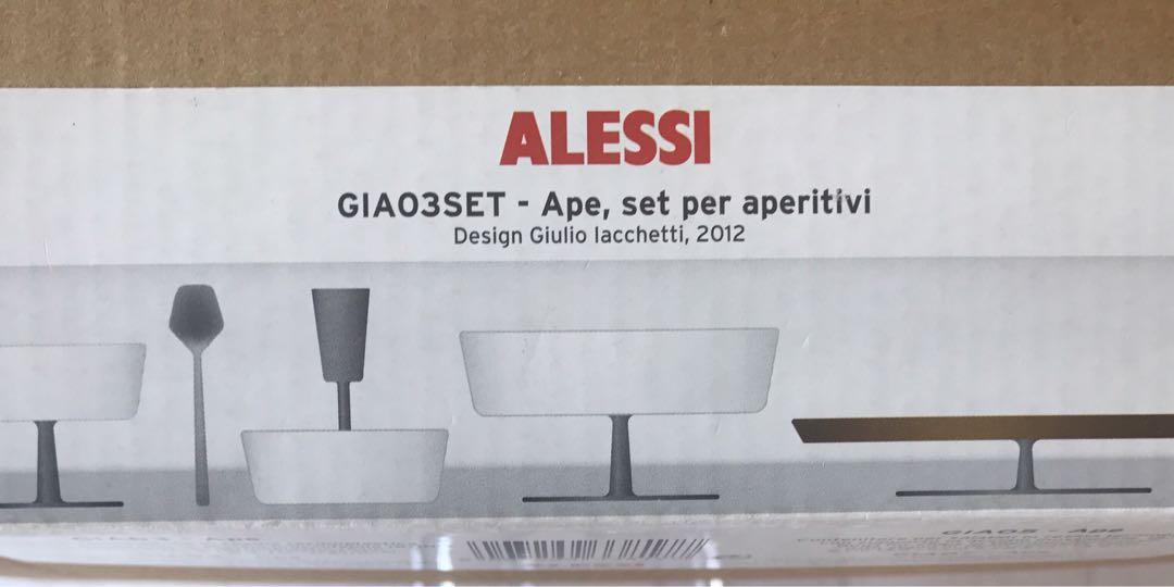 ALESSI GIA03set Ape Set Per Aperitivi, 傢俬＆家居, 浴室、廚房用品