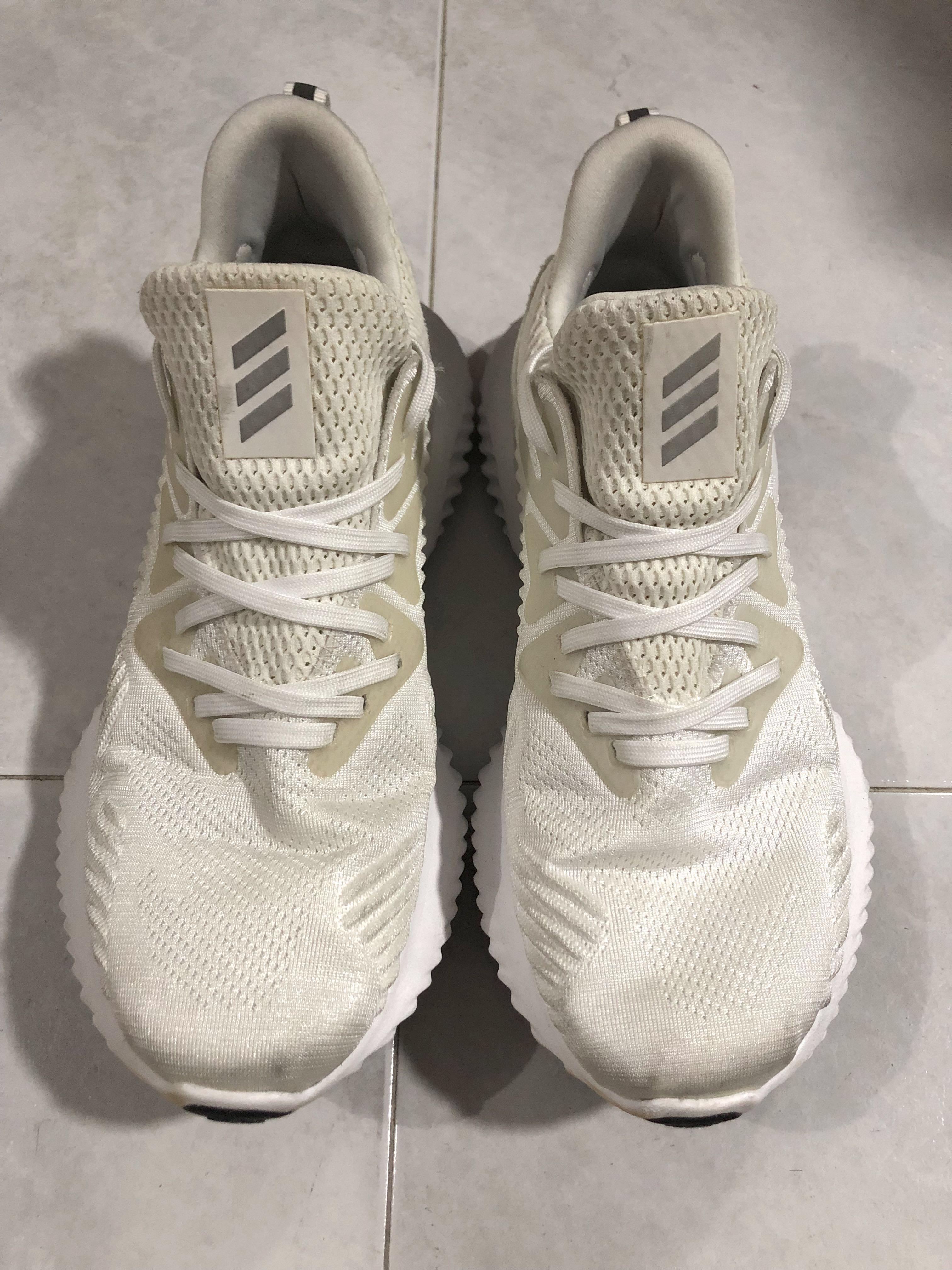 Authentic Adidas Alphabounce Beyond White Trainers - No Box, Women's  Fashion, Footwear, Sneakers on Carousell