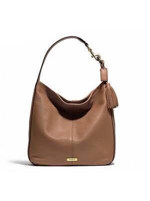 Authentic Coach Avery Large Leather Hobo Bag