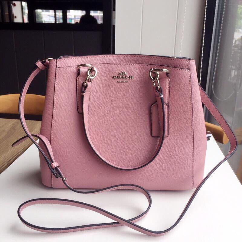Authentic coach minetta crossbody in crossgrain leather