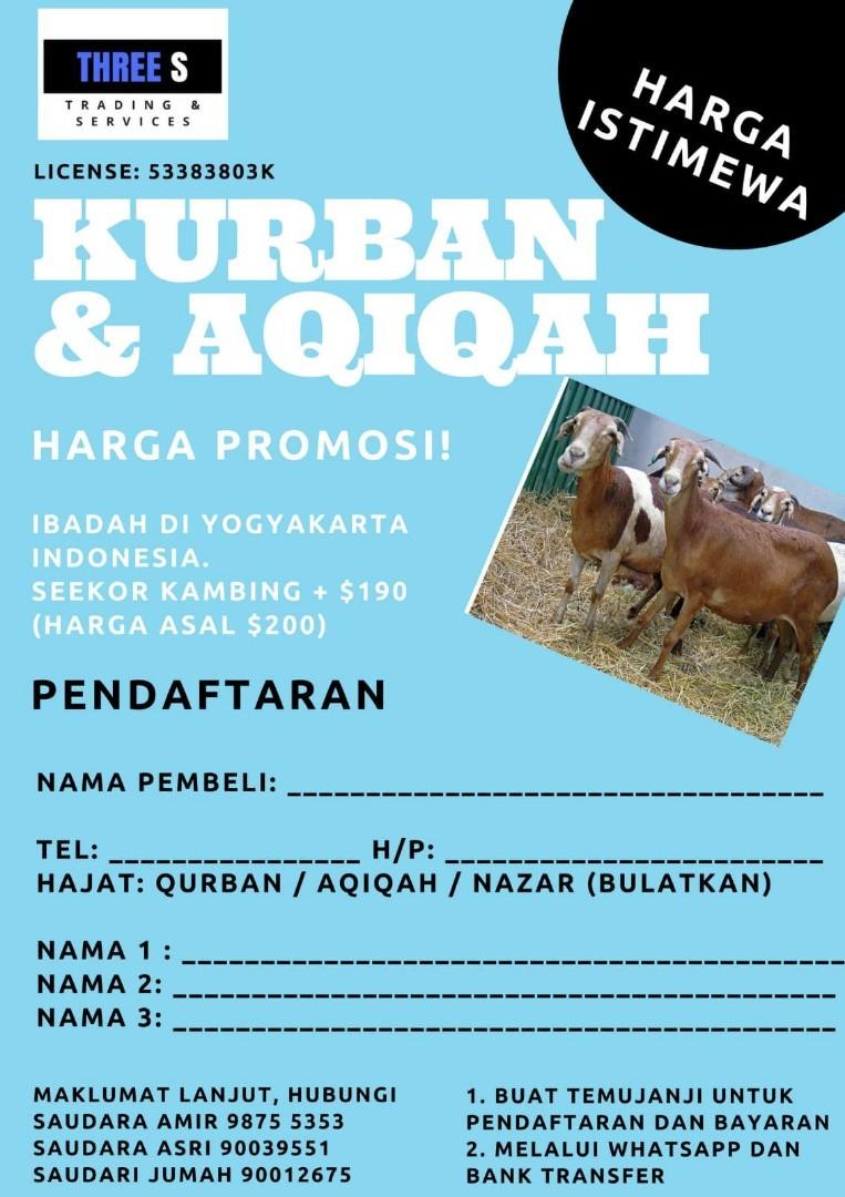 Badal haji, Aqiqah, Nasar and Korban, Everything Else on Carousell