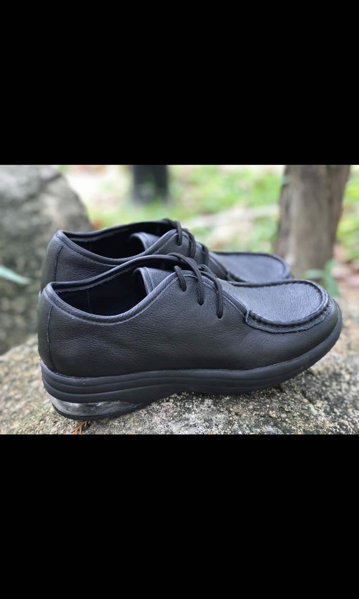 black informal shoes