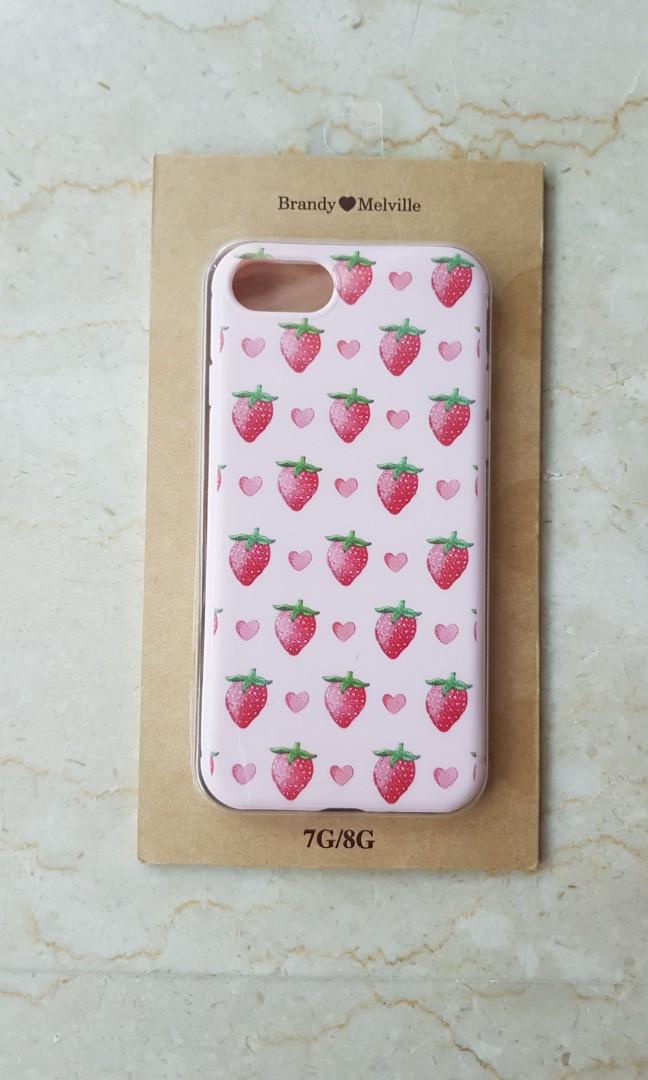 Bn Brandy Melville Pink Strawberry Hearts Iphone 7g 8g Case Mobile Phones Tablets Mobile Tablet Accessories Cases Sleeves On Carousell 33 people have already reviewed brandy melville usa. bn brandy melville pink strawberry