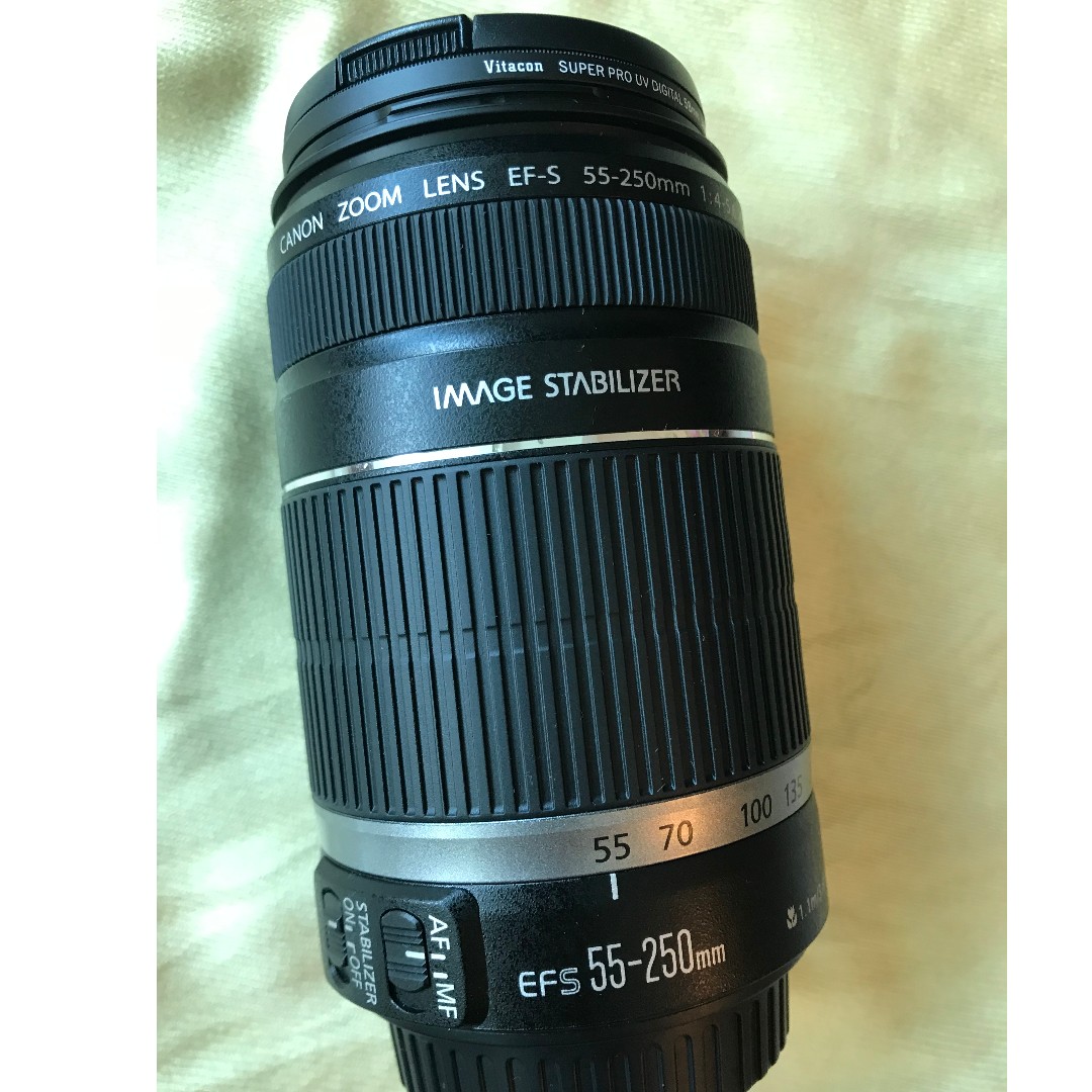 Lens Photography Camera: Canon Ef S 55 250mm F4 56 Is Stm Lens White Box