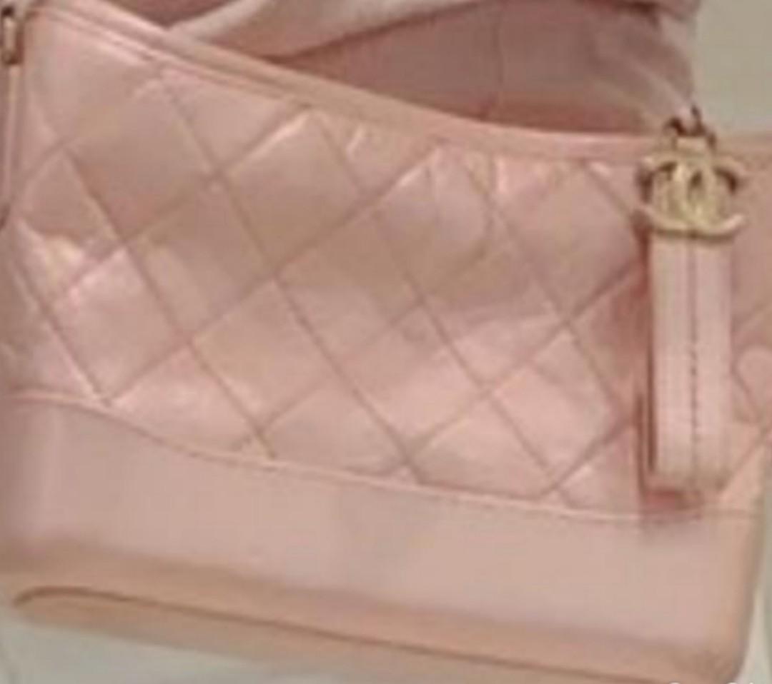 Chanel Gabrielle Hobo Iridescent Pink, Luxury, Bags & Wallets on Carousell
