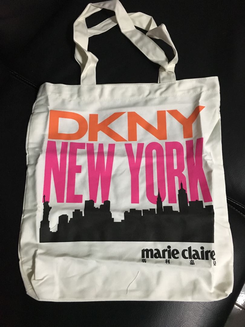 dkny canvas tote