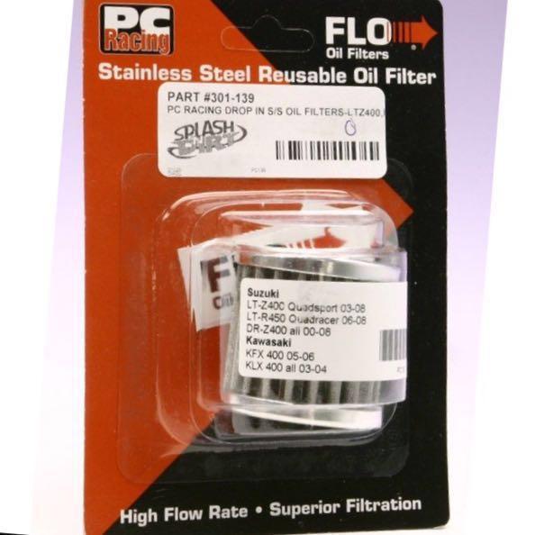 FLO Drop In Stainless Steel Oil Filter PC Racing PC139