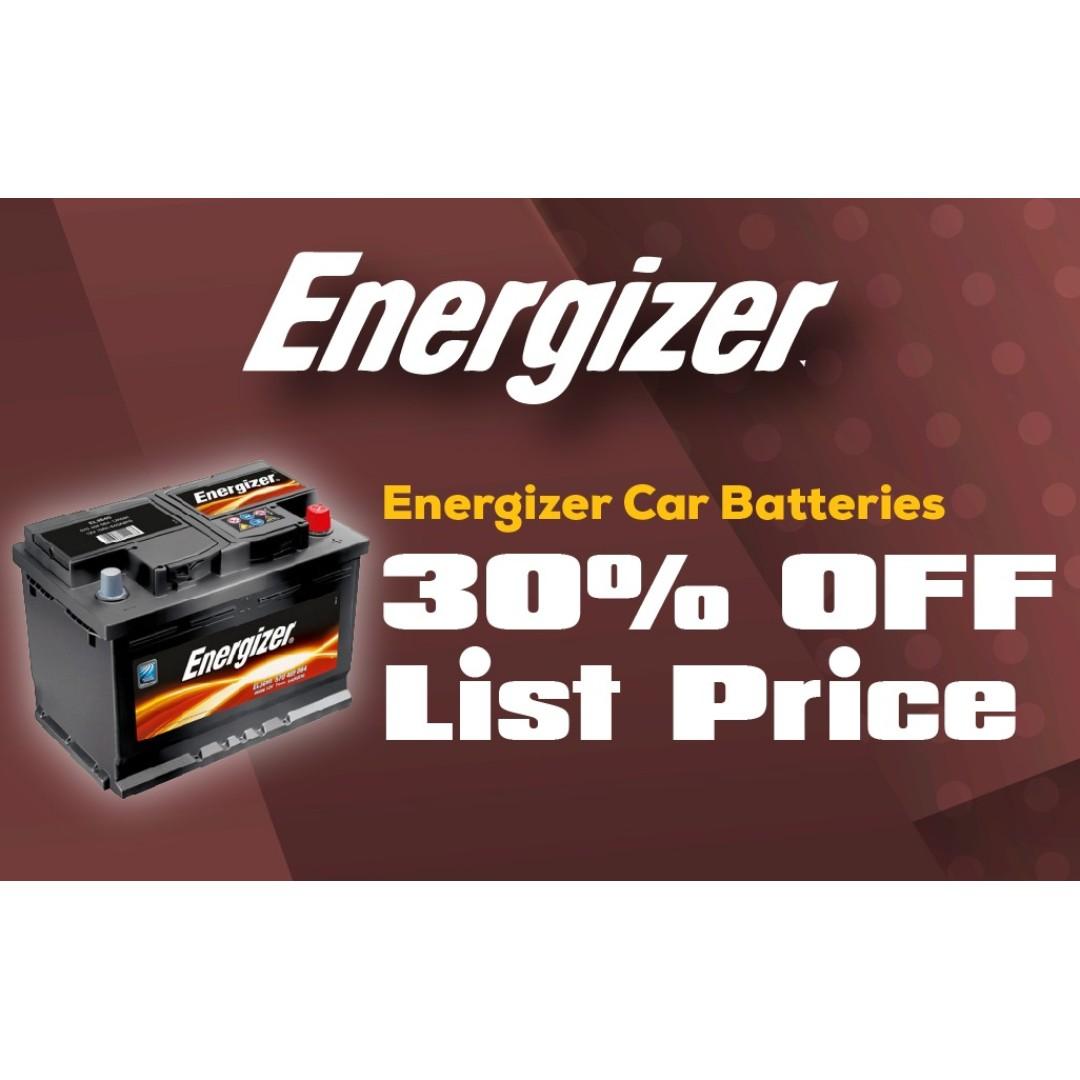 Energizer Car Batteries Car Accessories Accessories On Carousell