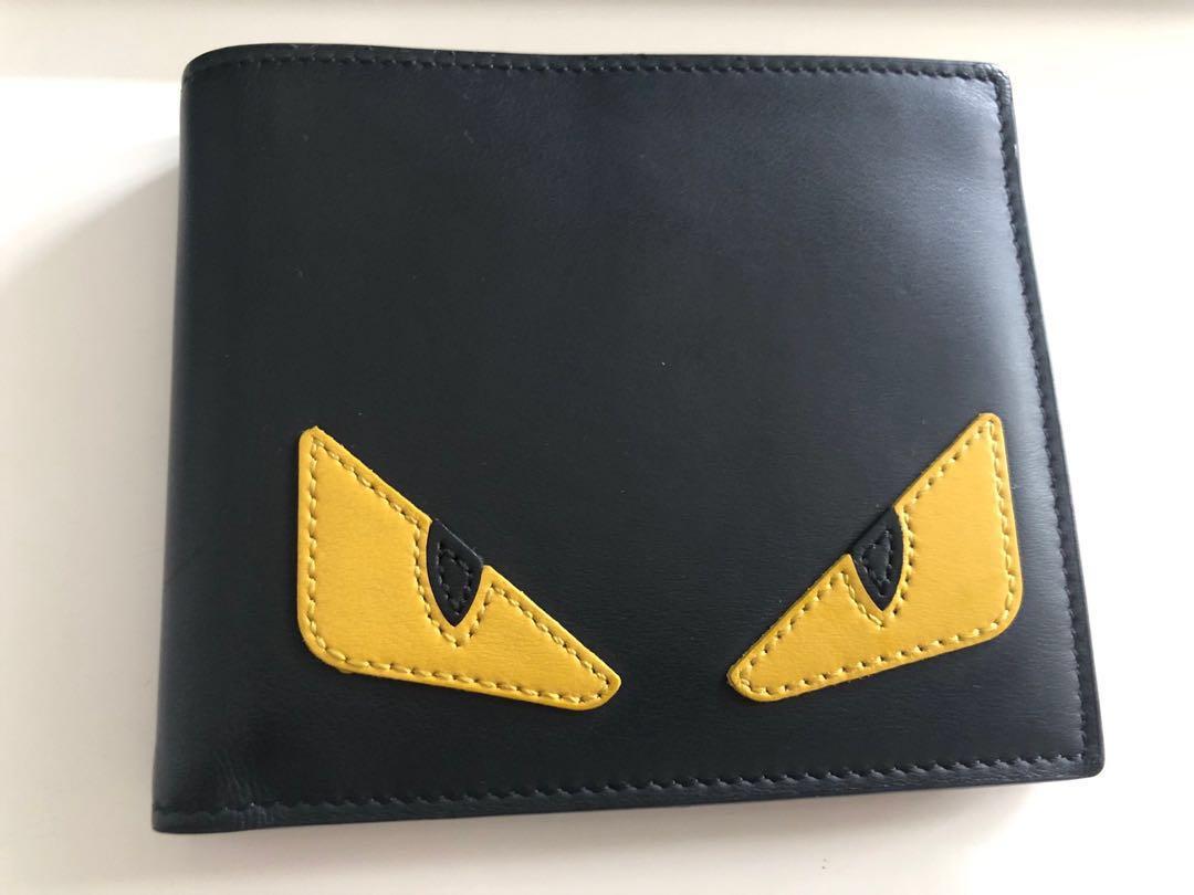 Fendi bugs eye wallet Men s Fashion Watches Accessories Wallets Card Holders on Carousell