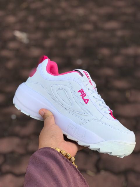 fila disruptor white rose