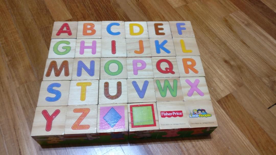 Fisher price letter blocks outlet