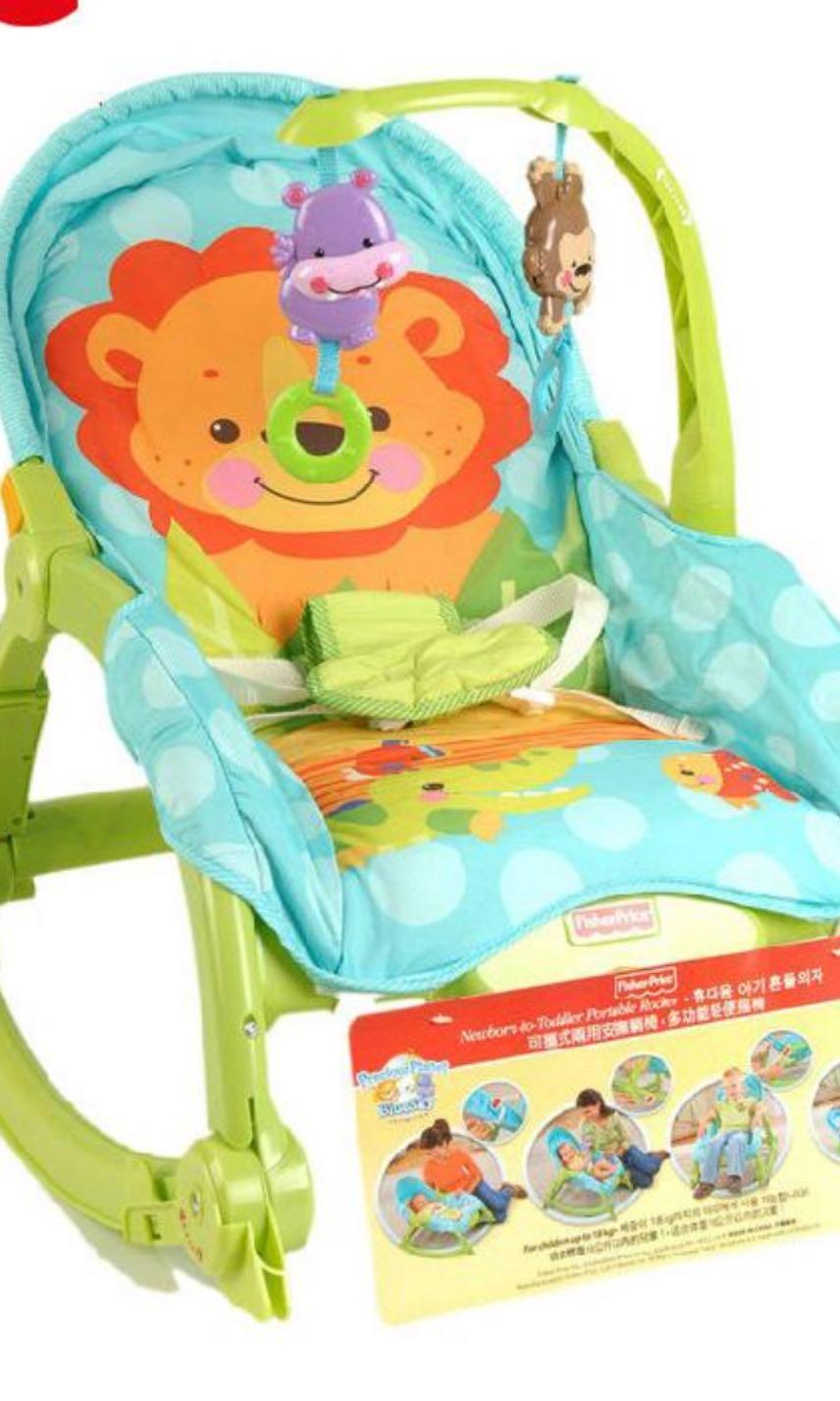 Fisher Price Rockng Chair (Category: Other Babies Going Out Needs) located in Las Pinas. Submitted by luxeprelovedstuff (Listing ID 227014251, Image 2). Description: Fisher Price Rocking Chair Preloved Flaws: Wala na ung side toys And not working na ung sa battery 1k pinakalast if sure buyer. Meet up lang po sa vista mall las pinas Pm for inquiries .