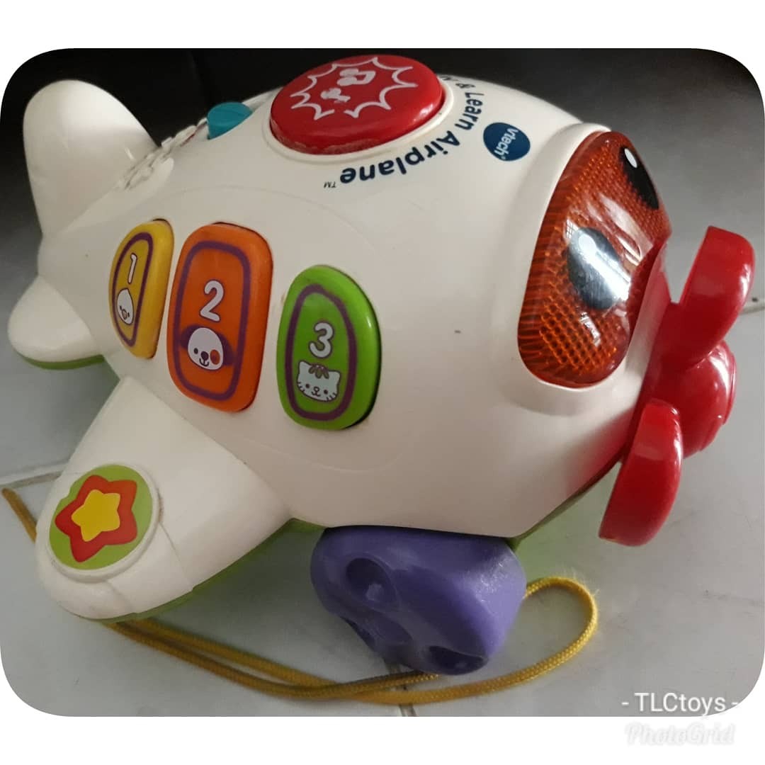 FREE POST VTech Fly and Learn Airplane Babies Kids Infant