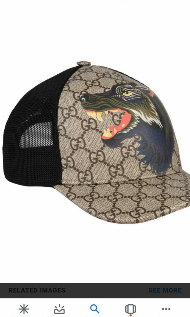 Gucci hat wolf outlet