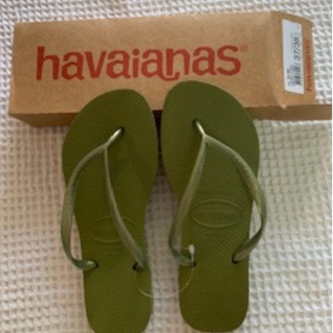 havaianas slim green