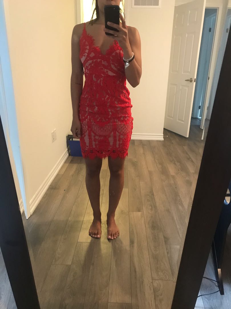 Hot miami styles red dress clearance