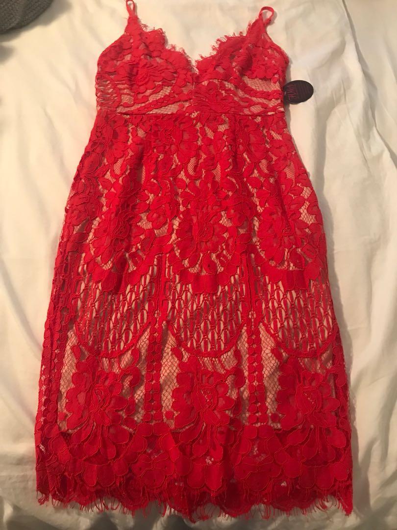 Hot miami outlet styles red dress