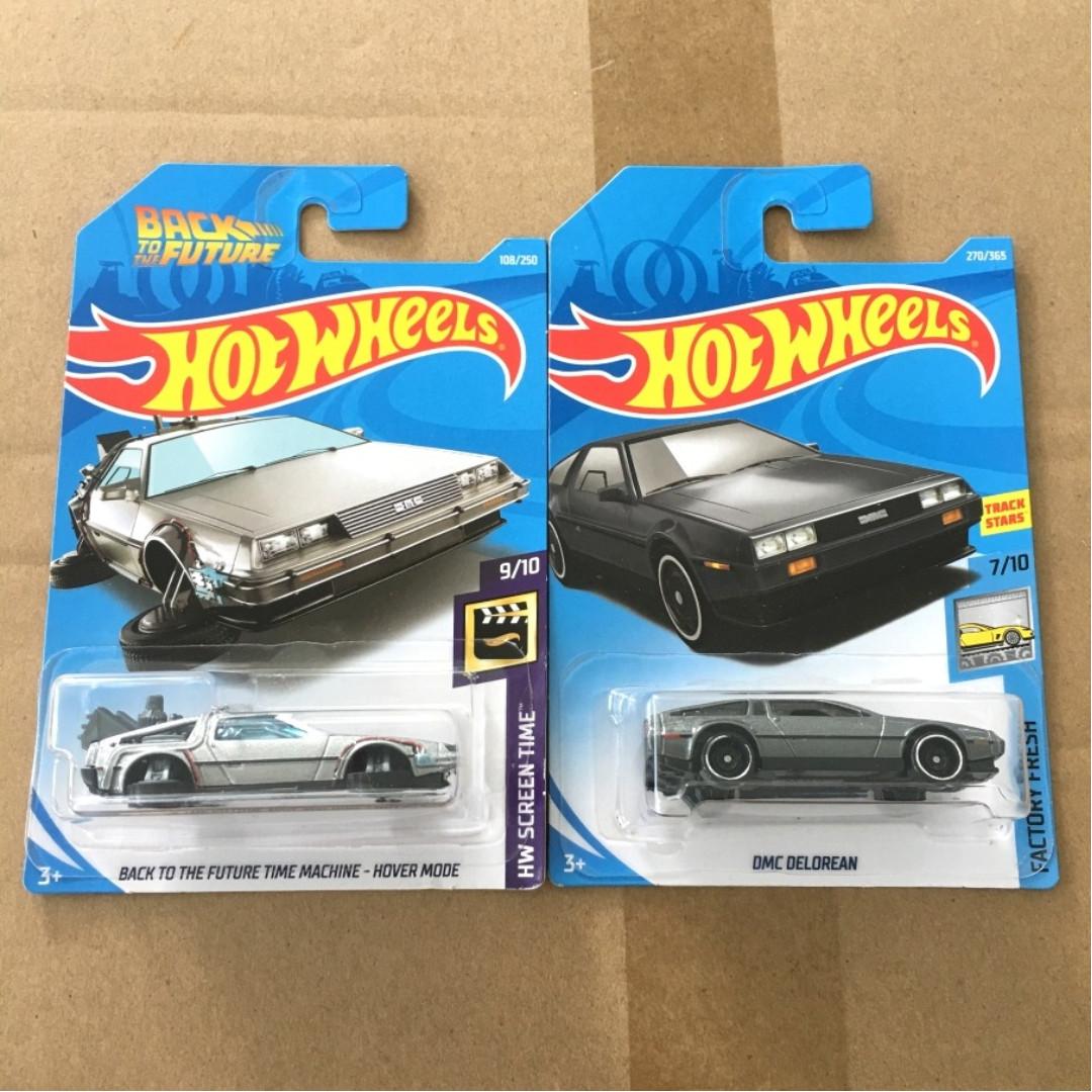 Hot Wheels Back to The Future Time Machine : : Toys & Games