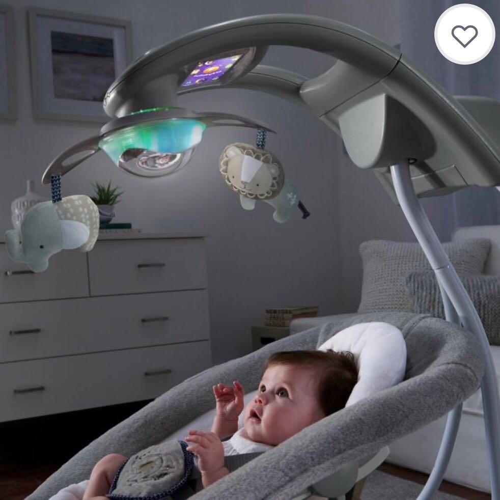 inlighten cradling swing and rocker