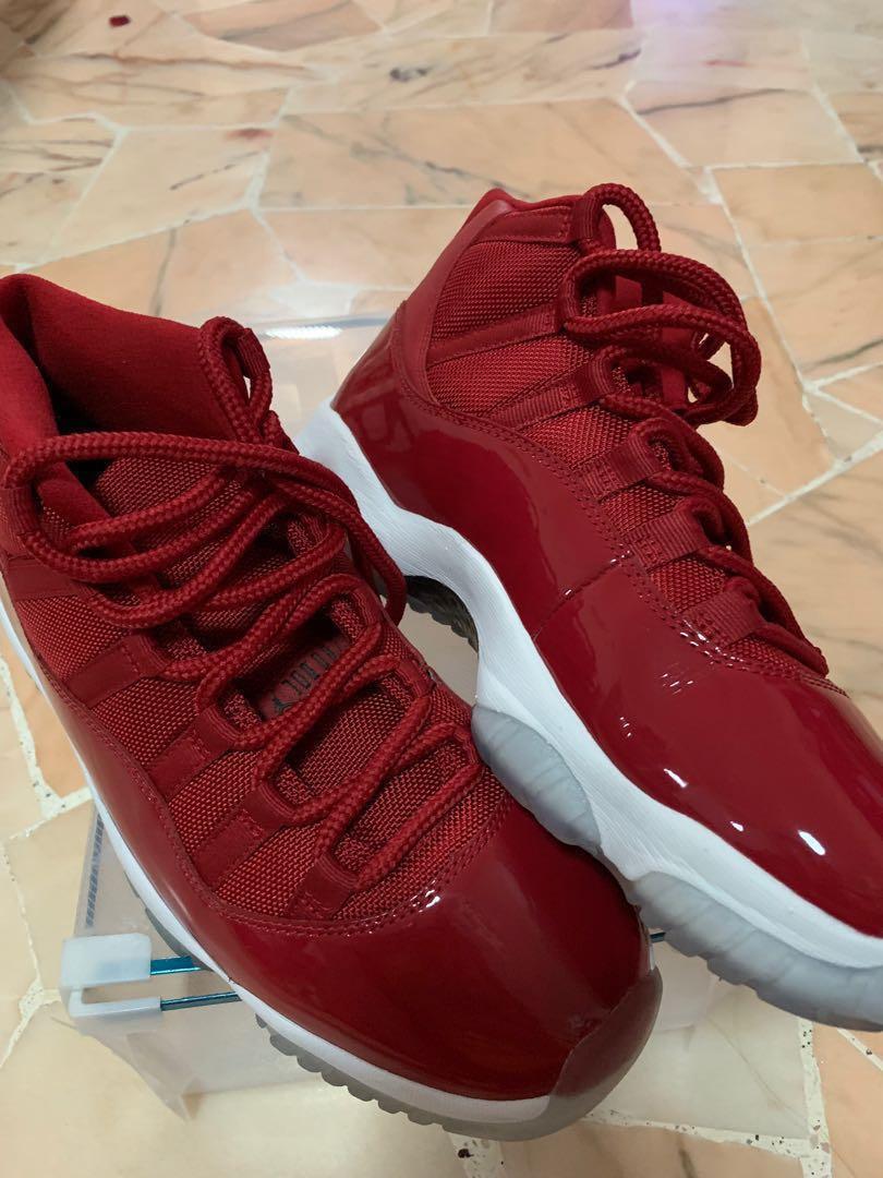 Jordan 11 deals wine red