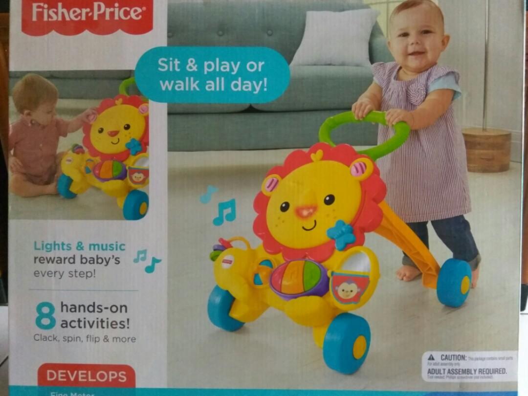 harga fisher price musical lion walker