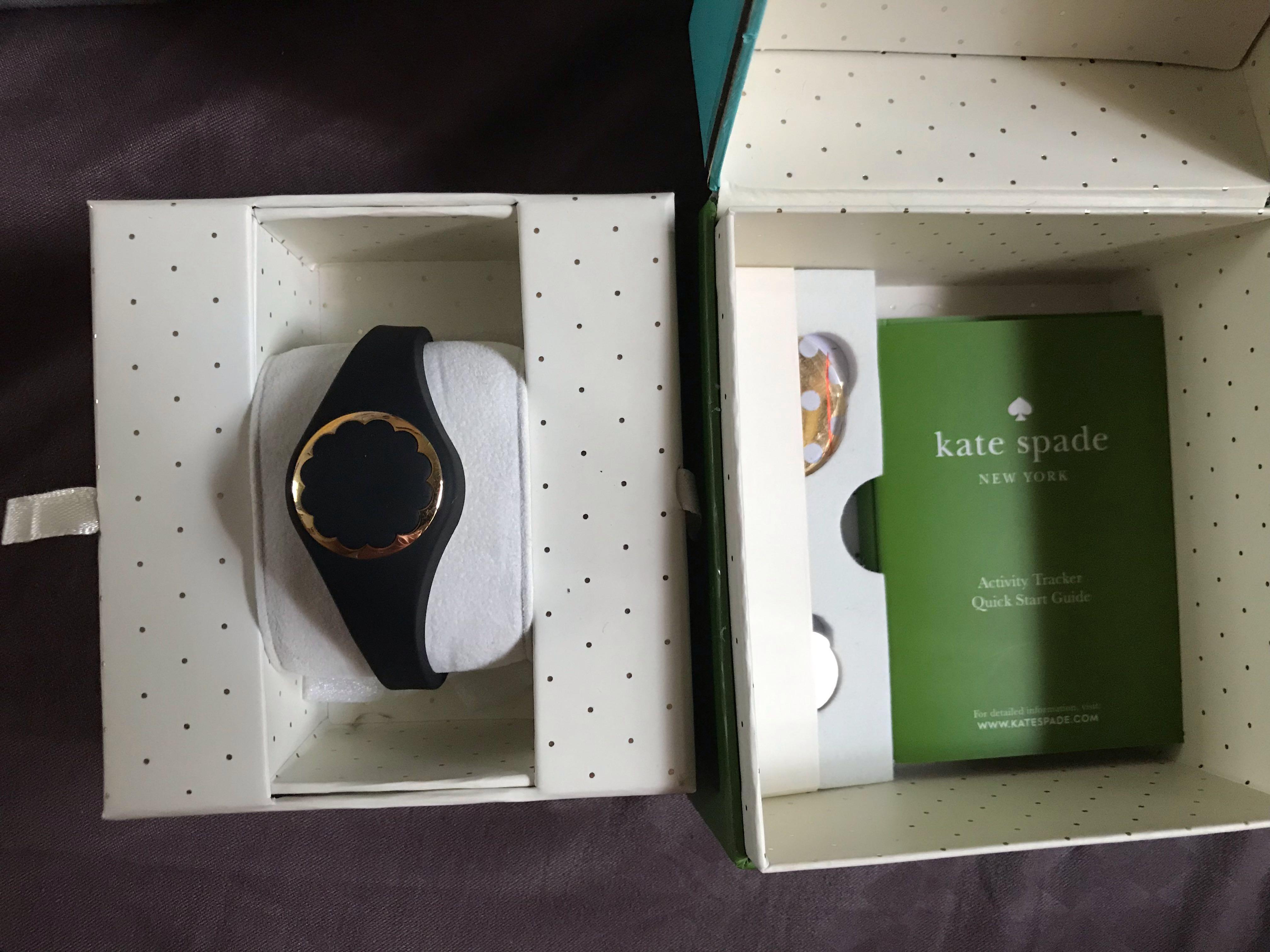 Kate Spade New York Black Scallop Activity Tracker, Everything Else on  Carousell