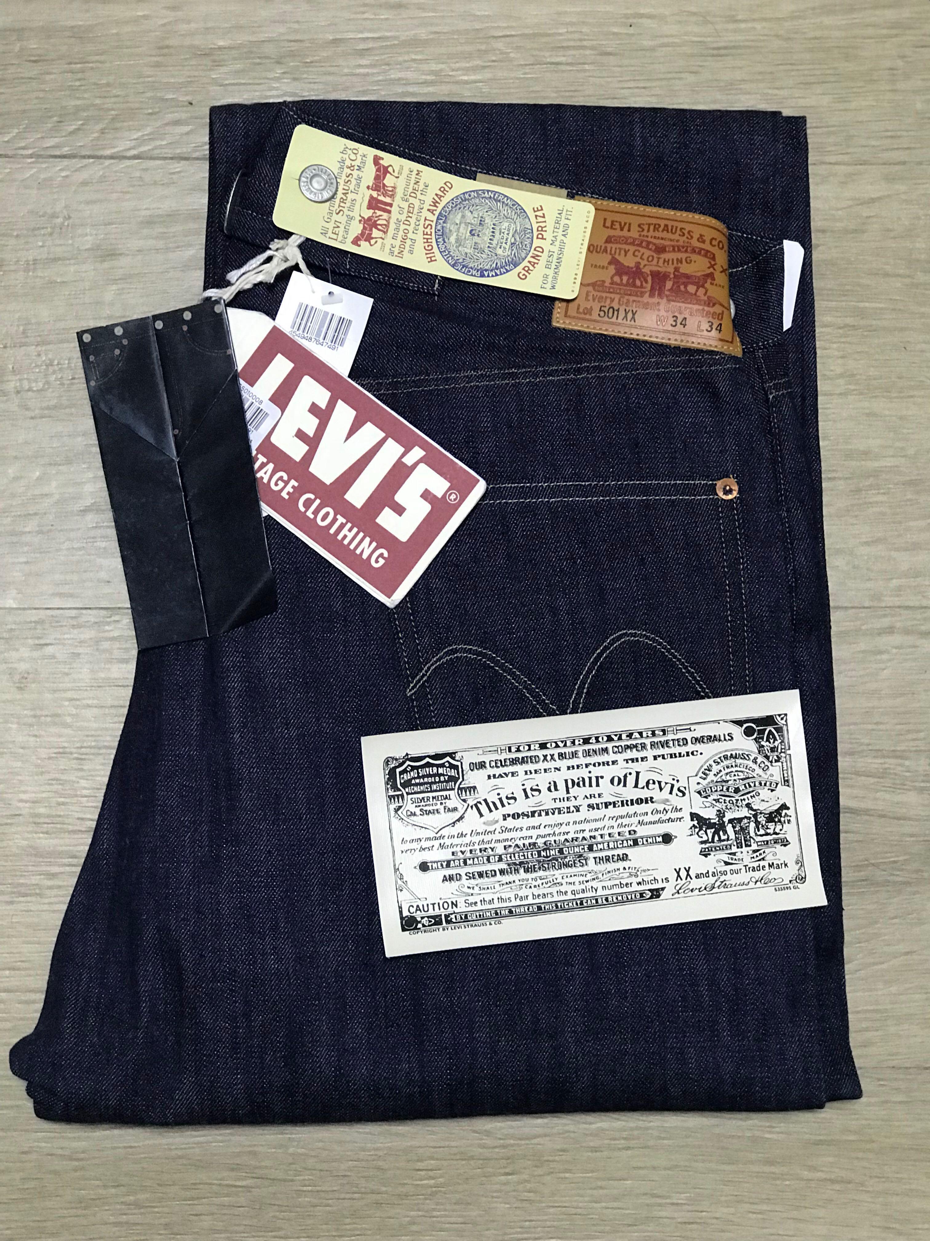 Levis vintage clothing 1890 LVC 501 