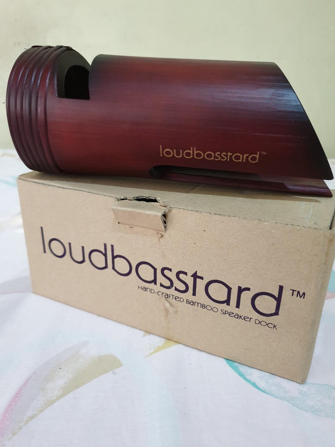 loudbasstard bamboo speaker