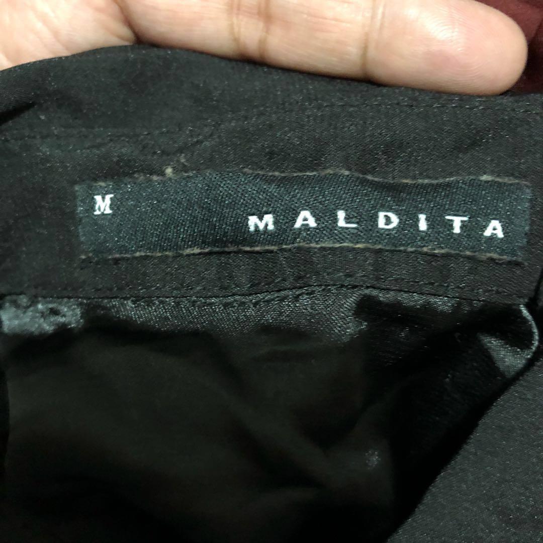 Maldita Black Office Top (Category: Traditional & Ethnic wear) located in Manila. Submitted by shopwitha_ (Listing ID 181404223, Image 3). Description: Maldita Black Corporate Top Light comfy fabric Used 3x then stored 8/10 condition .