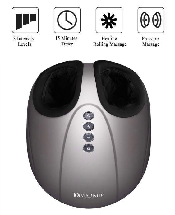 marnur shiatsu foot massager with kneading and heat, Health & Nutrition