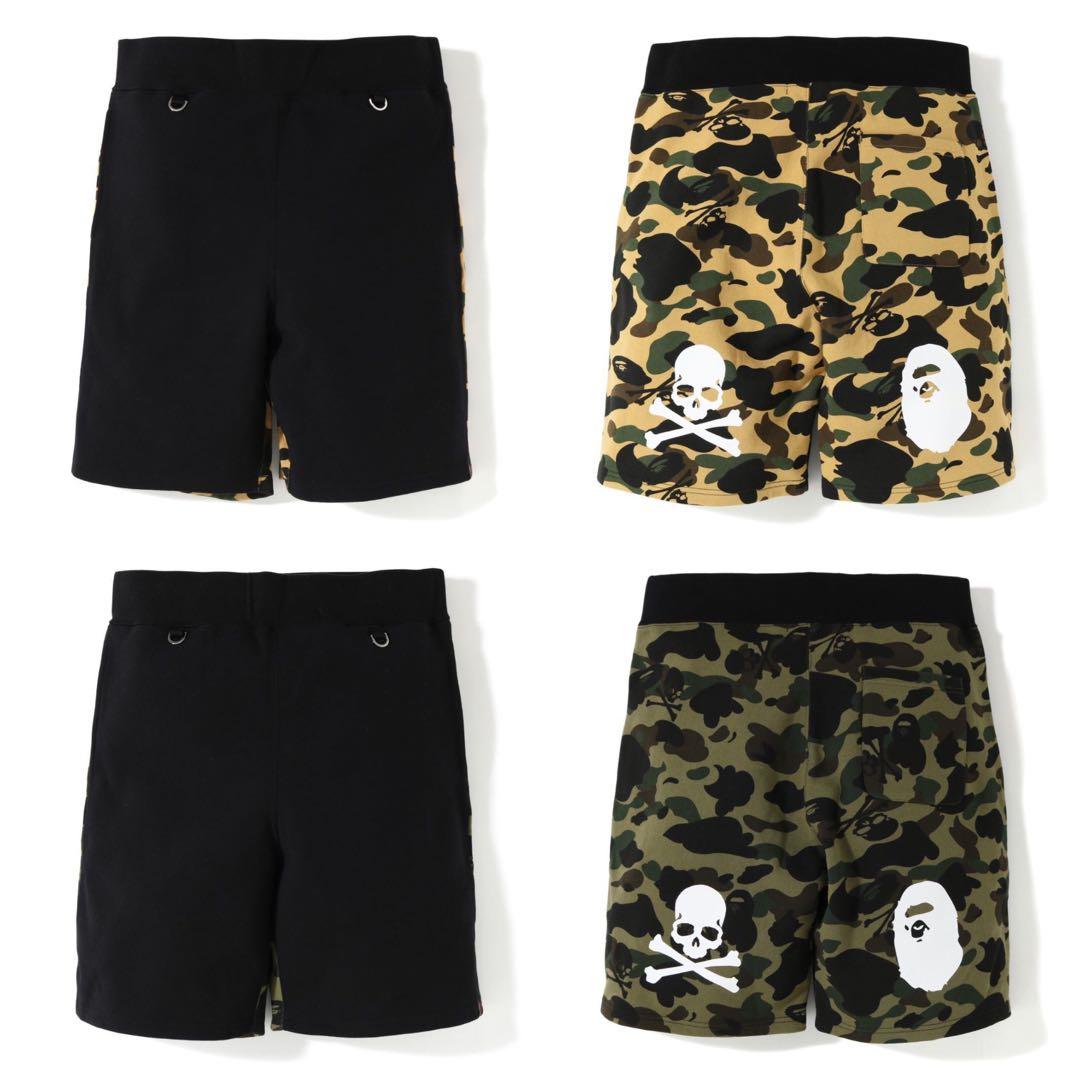 bathing ape sweat shorts