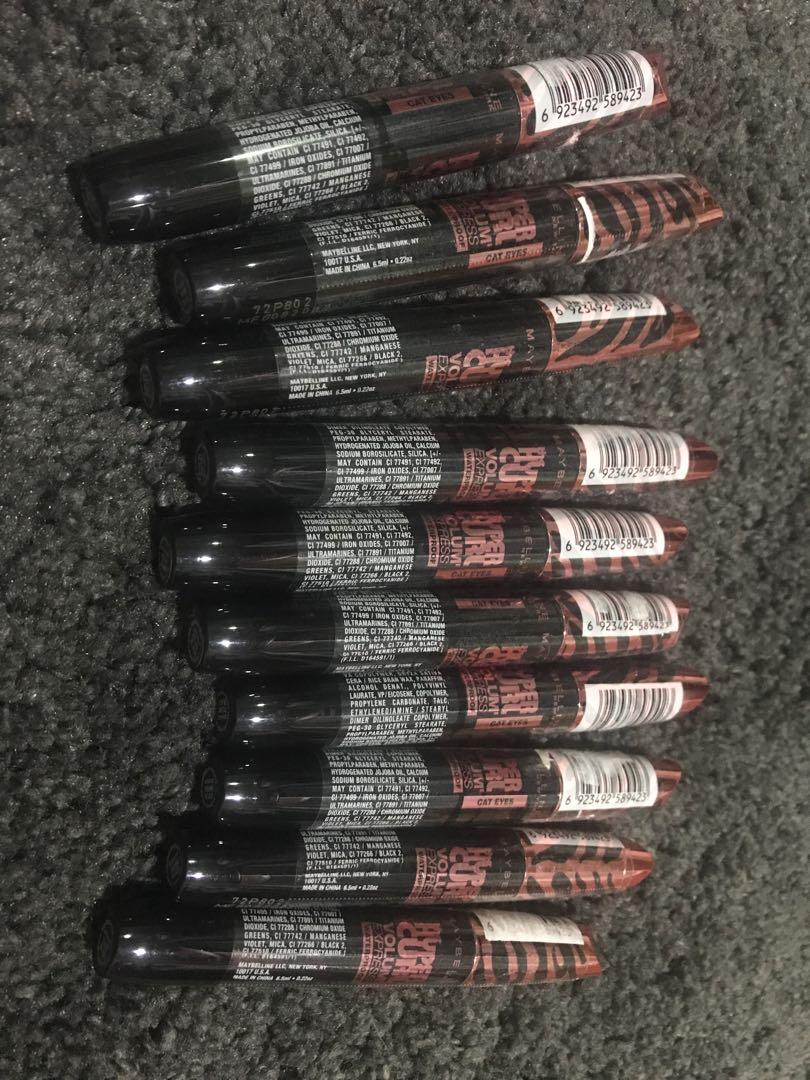 Maybelline Cat Eyes Mascara Waterproof Health Beauty Makeup