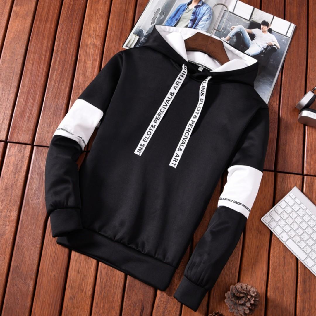 Mens Korean Style Streetwear Track Pants Hoodie Men S Fashion Clothes Tops On Carousell