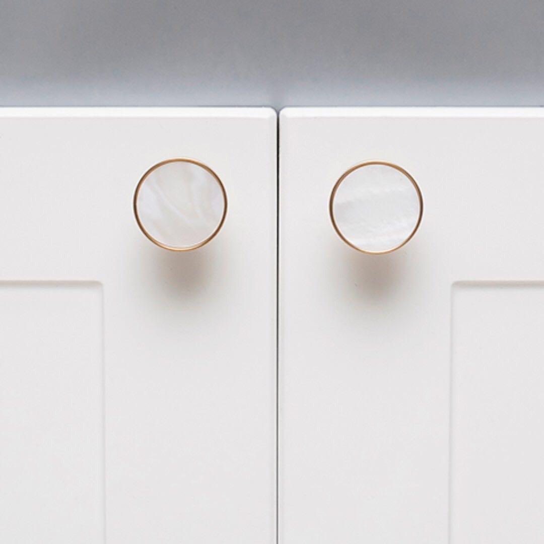 Mother Of Pearl Cabinet Door Knob Furniture Shelves Drawers On
