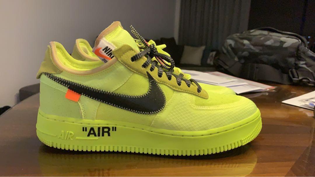 Off-White Nike Air Force 1 Volt