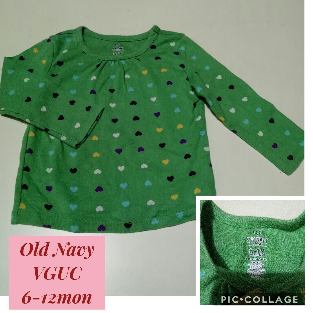 Old Navy Green Shirt Babies Kids Babies Apparel On Carousell