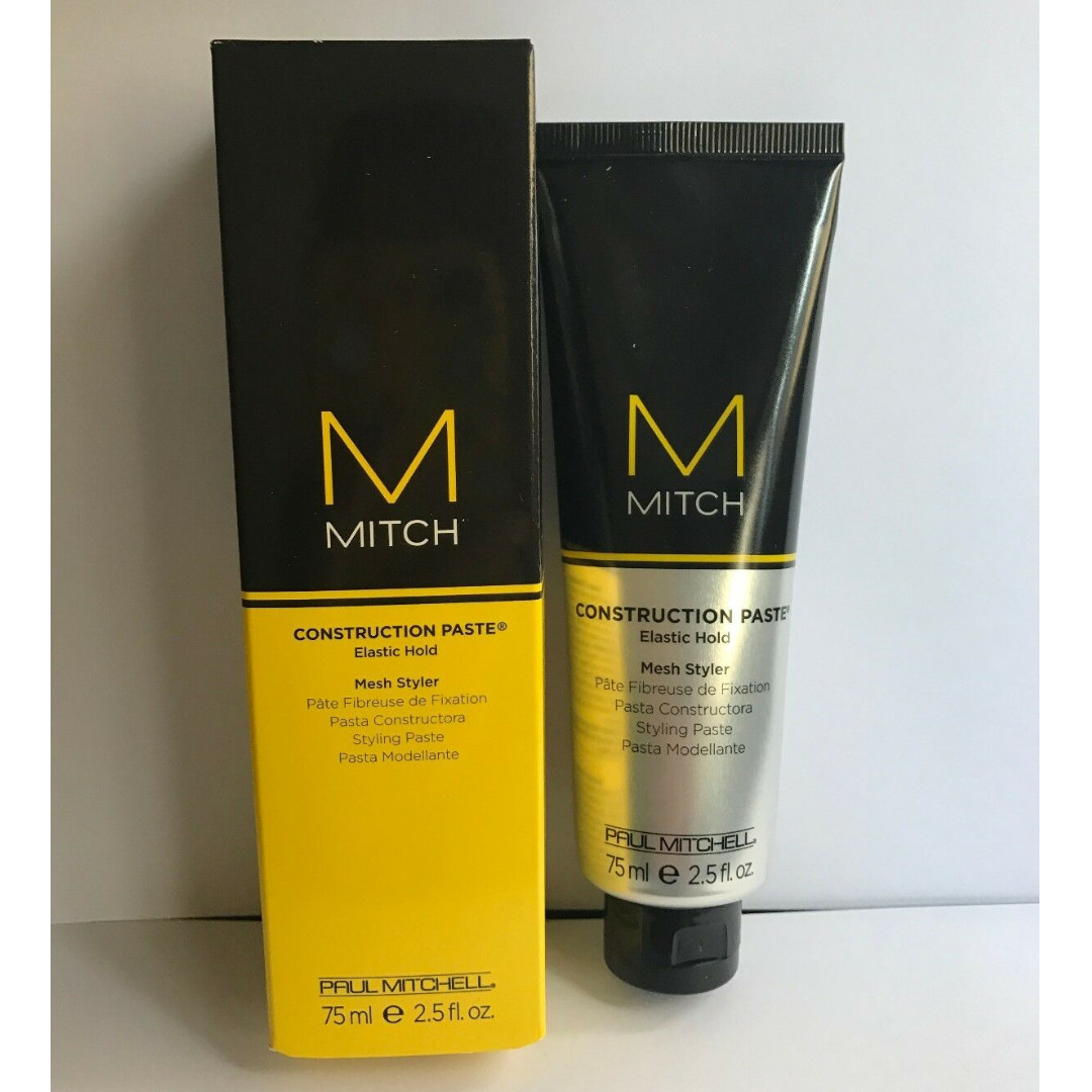 PAUL MITCHELL MITCH CONSTRUCTION PASTE Elastic Hold Mesh Styler 75ml ...