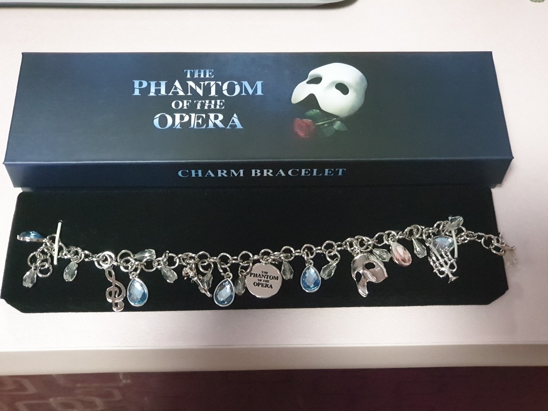 Phantom of the opera charm bracelet 2025