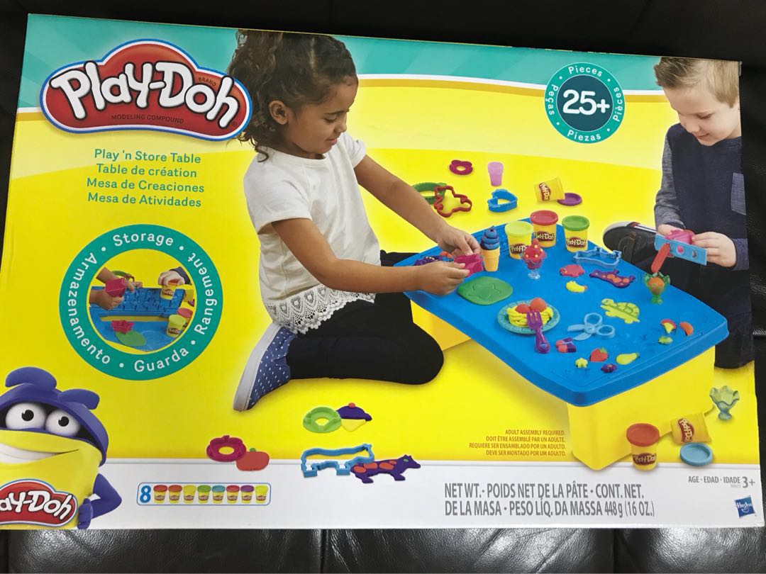 play doh store and play table