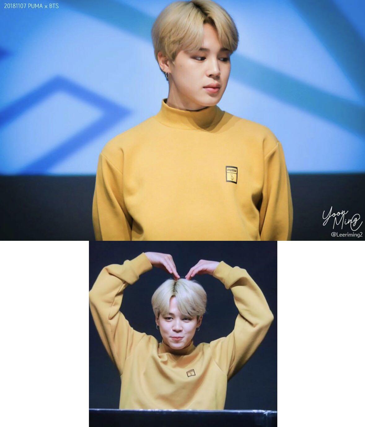 Puma bts long sleeve on sale shirt