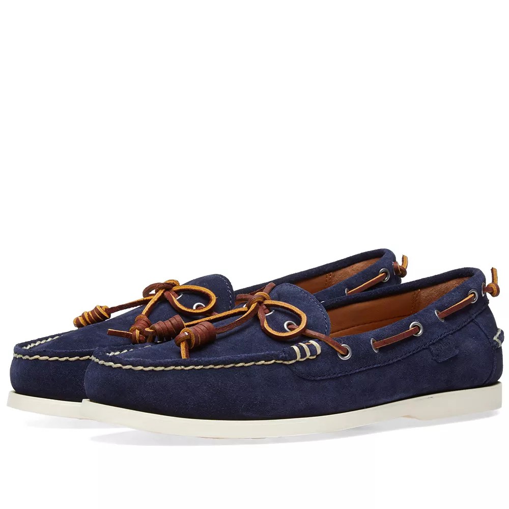 Polo ralph lauren shop millard suede boat shoe