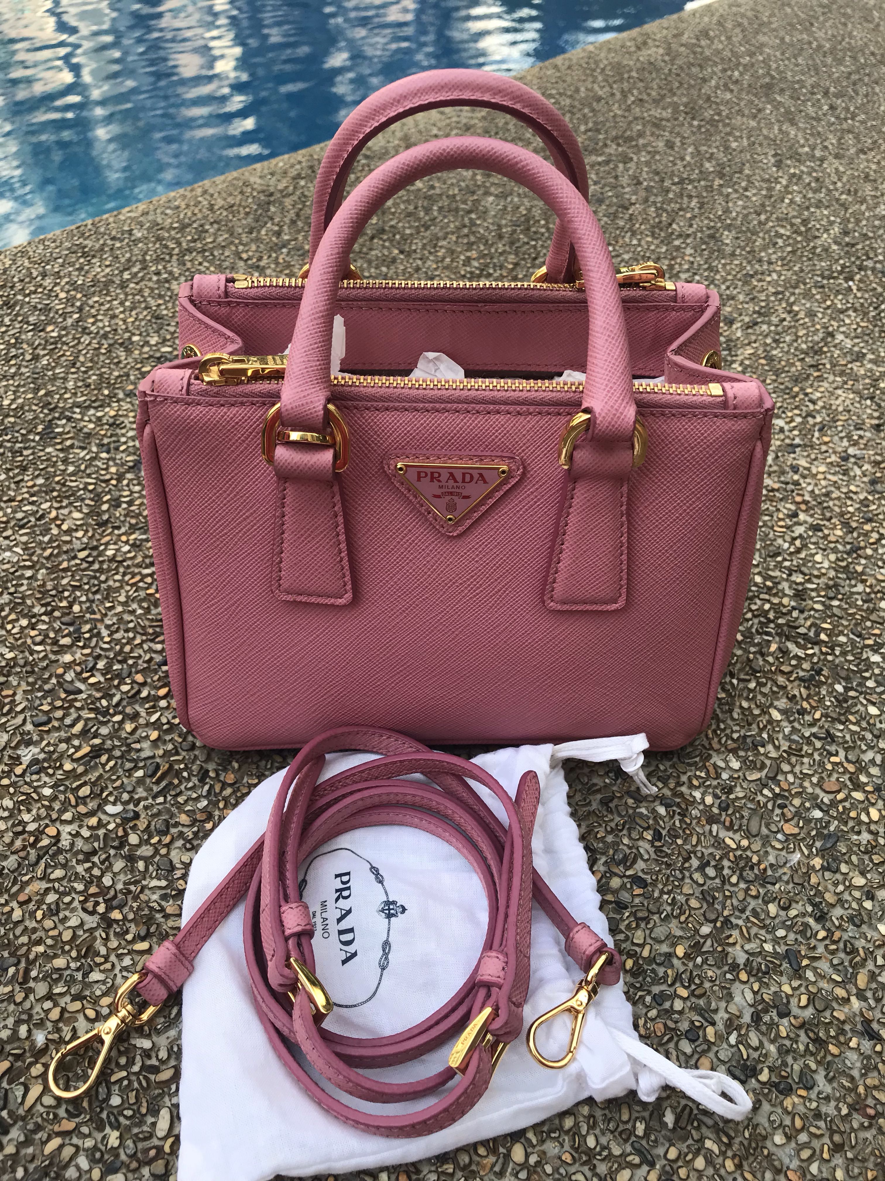 prada pink mini bag