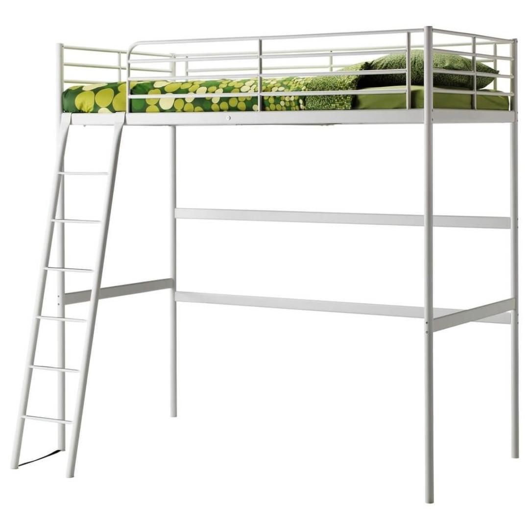 Queen Size Bed ( IKEA Tromso Loft Bunk Bed ), Furniture & Home Living
