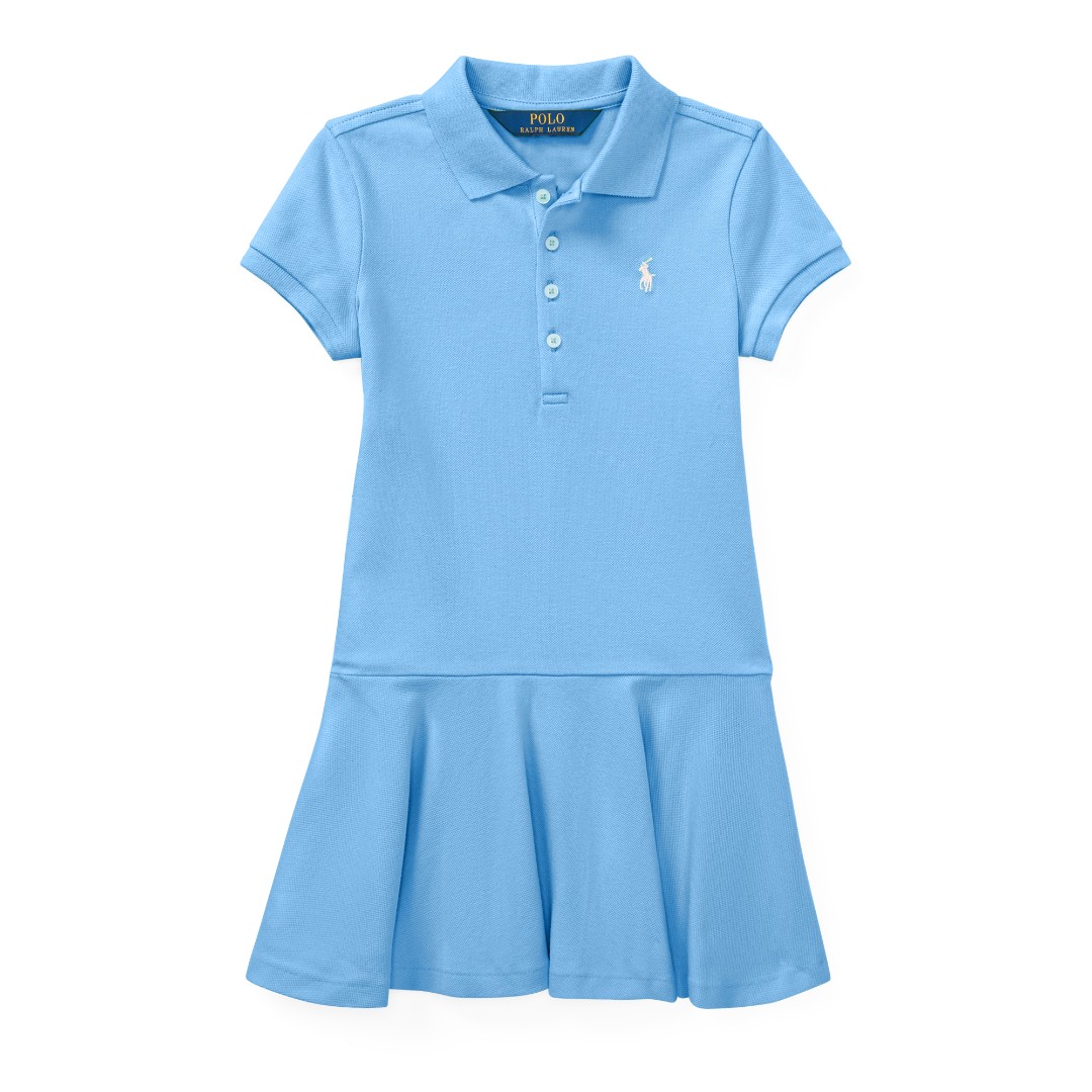 Ralph Lauren 3T Girls Polo Dress Light Blue Babies Kids