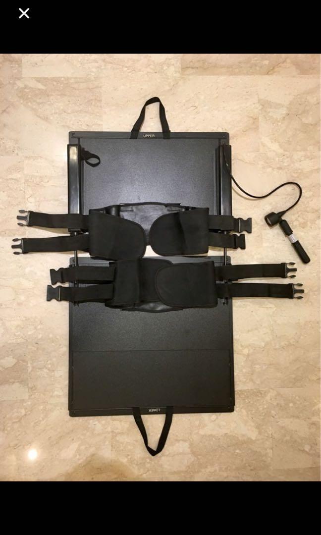 Saunders Lumbar Traction device with pump control, Health & Nutrition