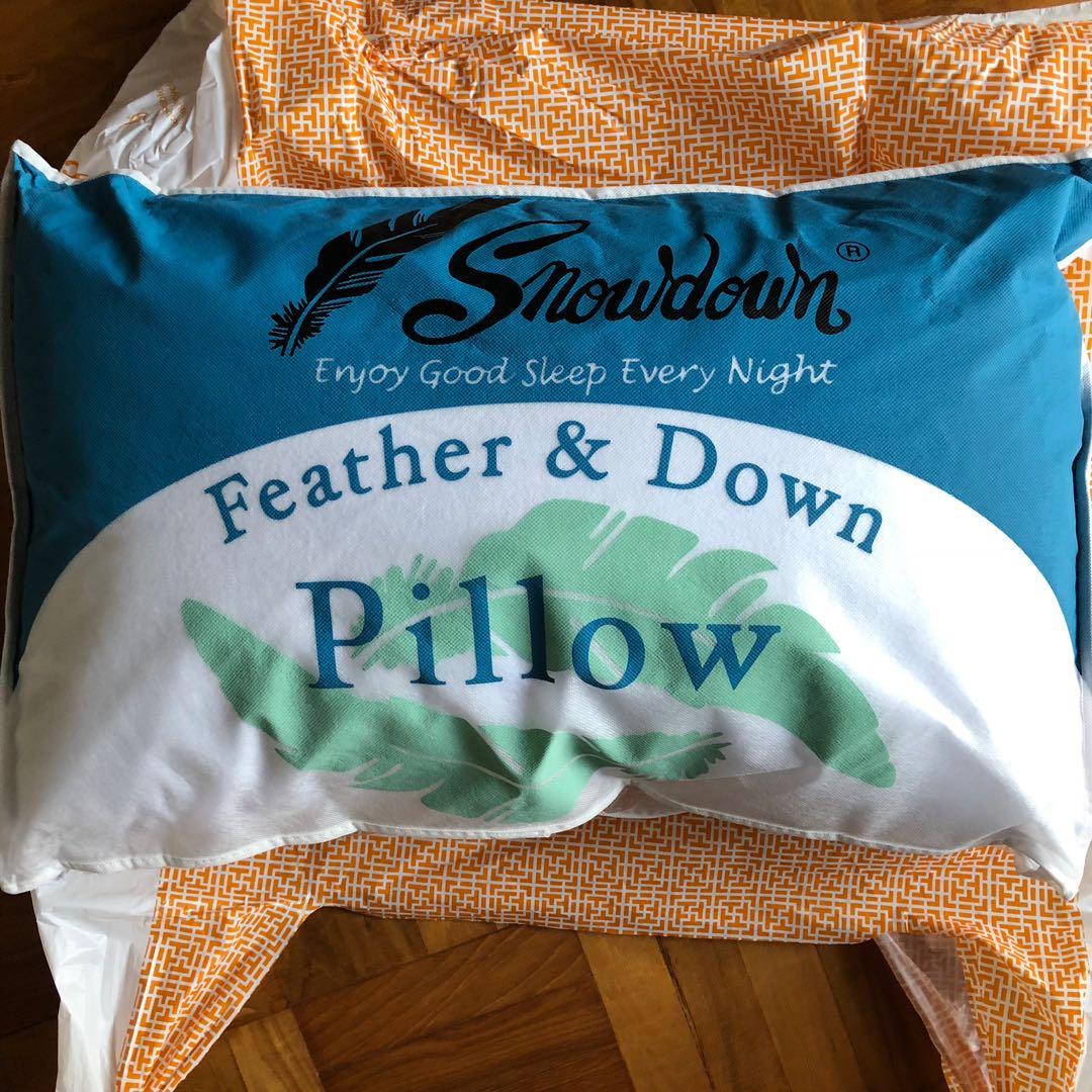 extra firm down feather pillow