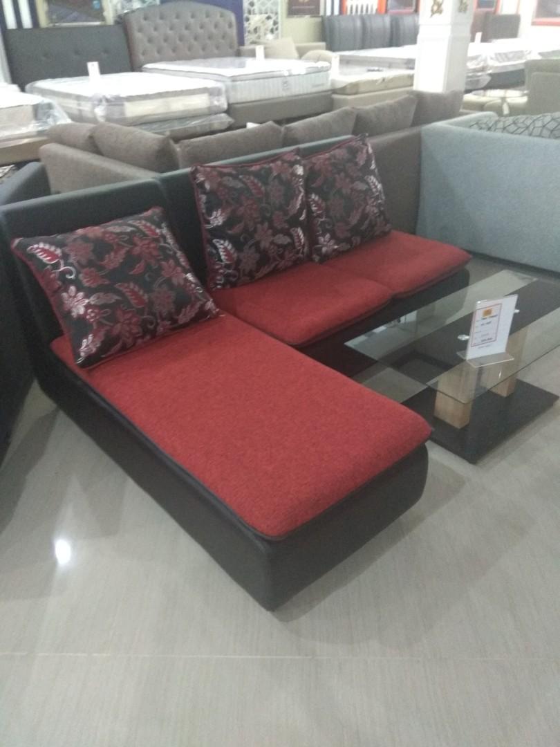 sofa minimalis maggio home center pekayon kredit tanpa dp