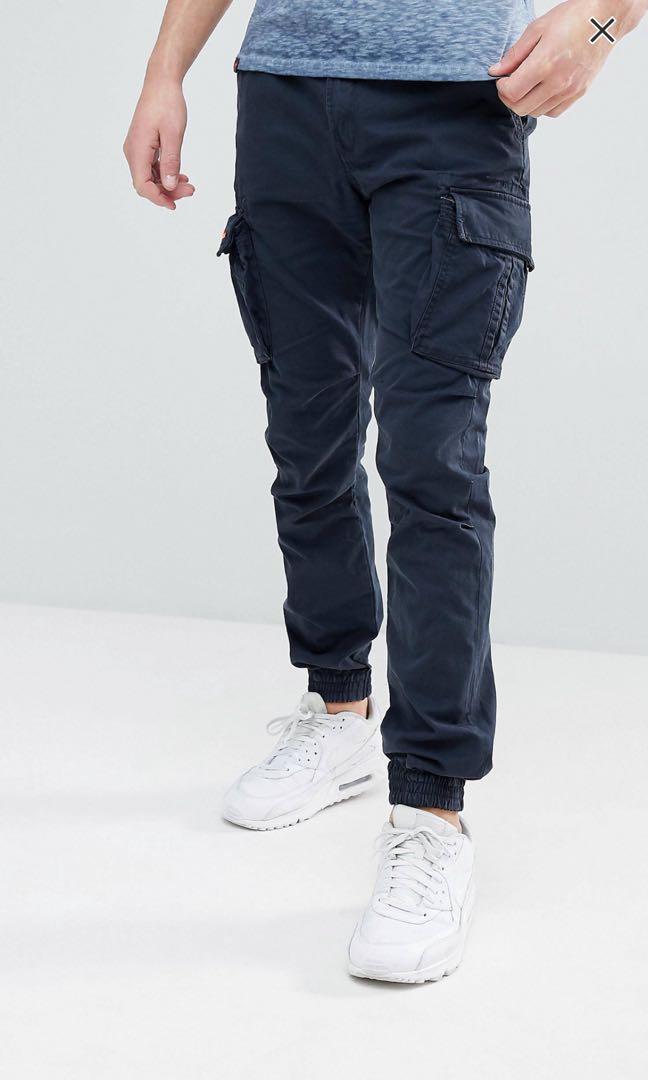 Buy Black Trousers & Pants for Men by SUPERDRY Online | Ajio.com